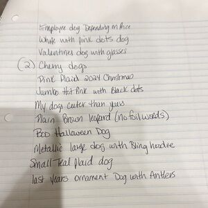 Cherry Dog with Pink Plaid Design